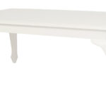 Queen Anne Coffee Table 120 x 70 cm - White