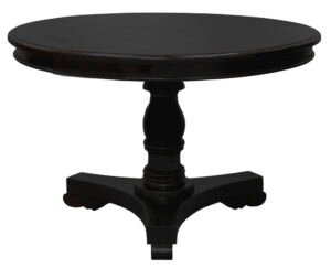 Tasmania Round Dining Table 120 cm (Chocolate)