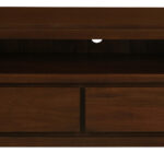 Amsterdam 2 Drawer Entertainment Unit (Mahogany)