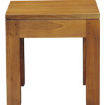 Amsterdam Solid Timber Lamp Table (Light Pecan)