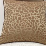 Flower Beige Petal Design Cushion Cover