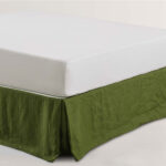 Vintage Design Homewares Olive French Linen Valance Queen