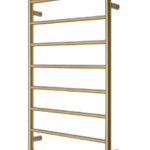Premium Matte Black  Towel Rack - 8 Bars, Square Design, AU Standard, 1000x620mm Wide