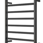 Premium Matte Black  Towel Rack - 8 Bars, Square Design, AU Standard, 1000x620mm Wide