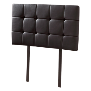 PU Leather Single Bed Deluxe Headboard Bedhead – Black