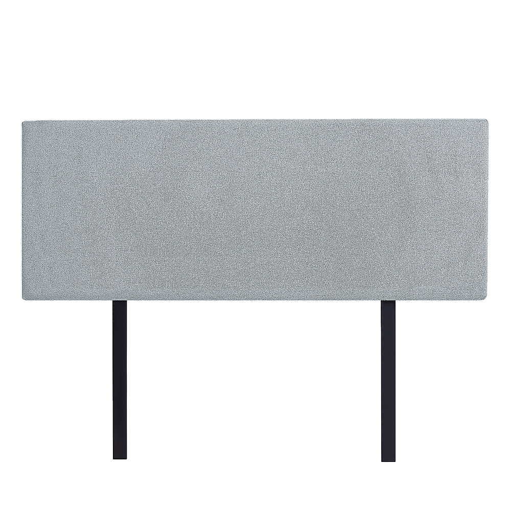 Linen Fabric Double Bed Deluxe Headboard Bedhead – Stone Grey