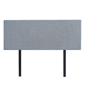 Linen Fabric Double Bed Deluxe Headboard Bedhead – Berlin Blue