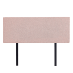 Linen Fabric Queen Bed Deluxe Headboard Bedhead - Pale Pink