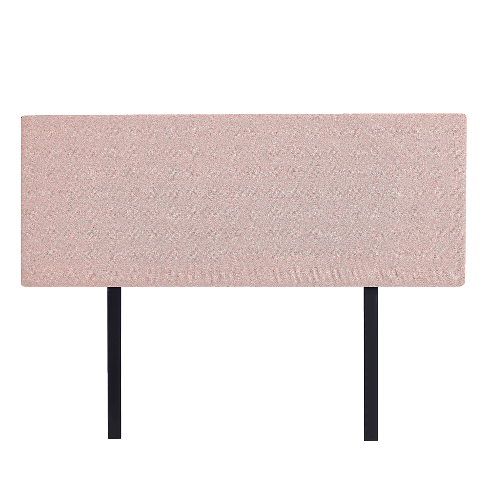 Linen Fabric Queen Bed Deluxe Headboard Bedhead – Pale Pink