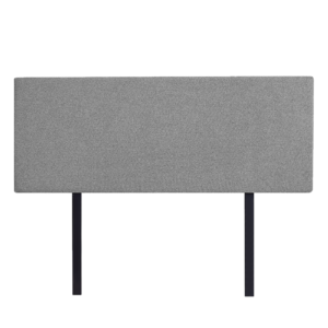 Linen Fabric Queen Bed Deluxe Headboard Bedhead – Night Ash