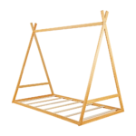 Kids Tent Montessori Toddler Floor Bed Wooden Bedframe