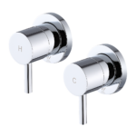 Bathroom Shower Bath Hot and Cold Mixer WATERMARK Certified in Chrome