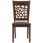 Asbel Timber Dining Chair x2  - Cocoa