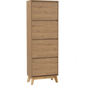 Hirado Tall Shoe Cabinet – Natural