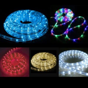 LED Ropelight 9m Flash Connectable available in 5 Colors – Red