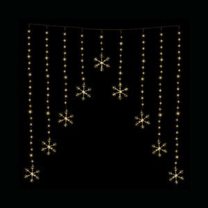LED Snowflakes Curtain Lights avialable in 2 Colors – Cool White