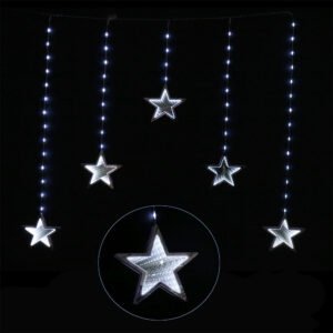 LED Infinity Stars Curtain Lights avaiable in 2 Colors – Cool White