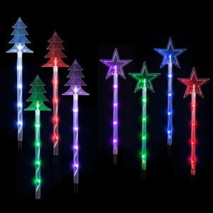 LED Lightshow Star Path Lights 4 pieces Remote Controlled – Stars