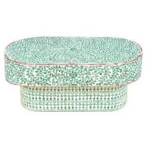 AMELIA OVAL MOTHER OF PEARL COFFEE TABLE