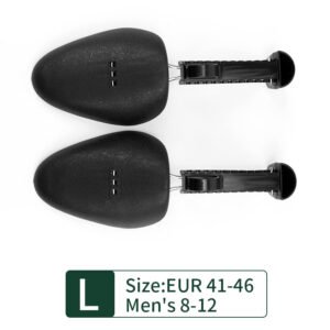 Black Adjustable Shoe Tree for Men’s Shoes, Large Size EUR 41-46