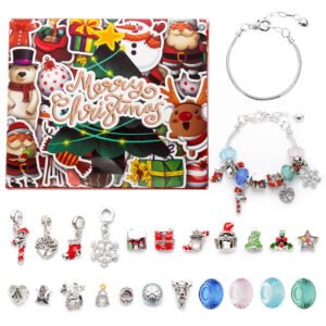 Christmas Charm Bracelet Advent Calendar – 24 Days of Jewelry Fun with Holiday Charms