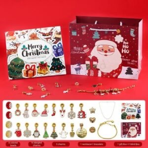 Santa’s Charm Jewelry Advent Calendar – 24 Days of Holiday Surprises