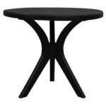 Gatsby Round Side Table - Large (Black)
