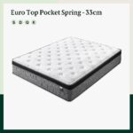 Double Euro Top Pocket Spring Mattress – Motion Isolation Comfort with CertiPUR-US Certified Foam Layers