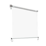 Instahut 1.5X2.4M Outdoor Blinds Clear Roll Down Awning Retractable Outdoor Blinds Water Wind Proof Transparent