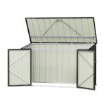 Giantz Garden Shed 2.22x0.91M Bike Sheds Outdoor Storage Tool Workshop House Shelter Double Door