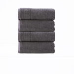 Aireys 650 GSM Zero Twist 4 Piece Nickel Bath Towel by Renee Taylor