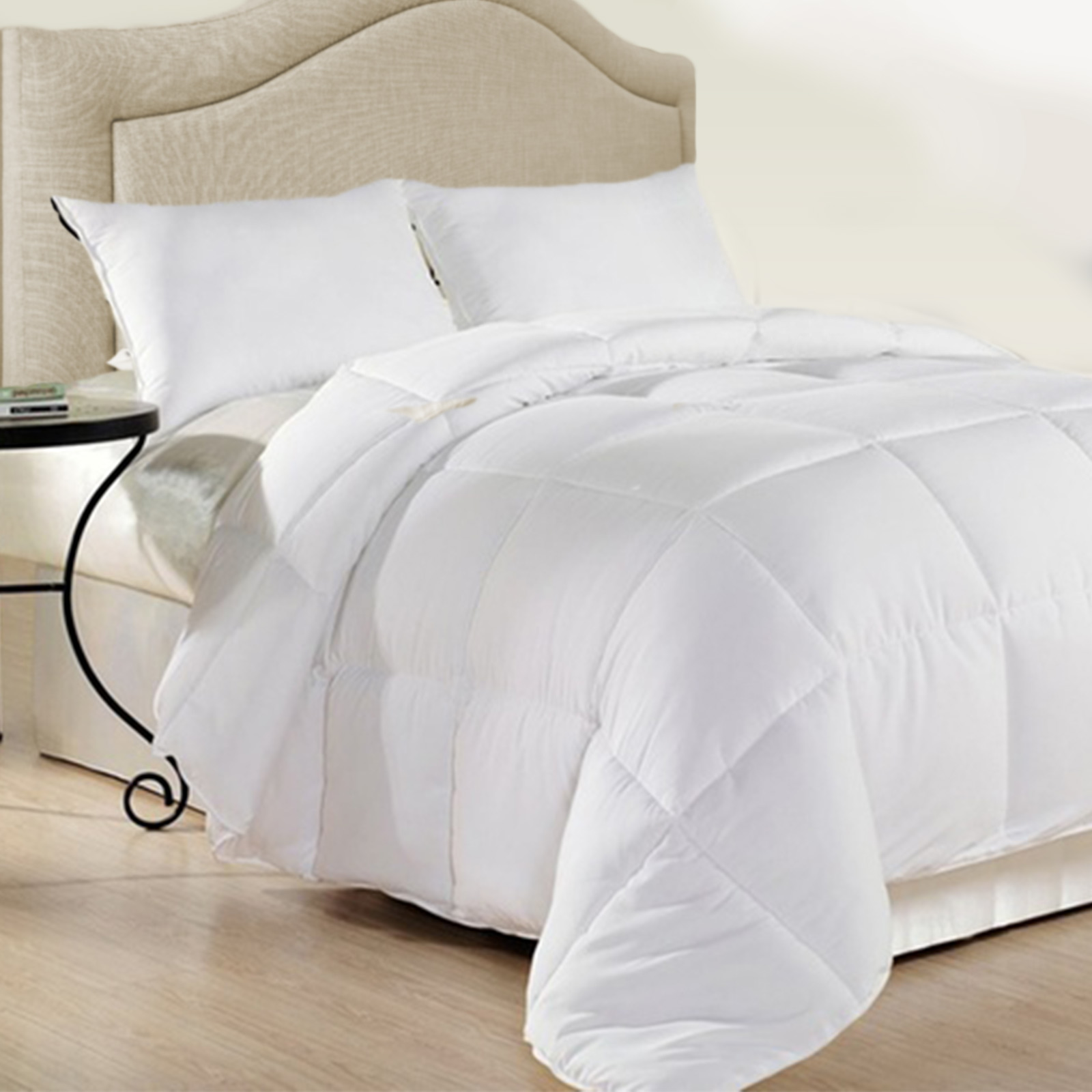 Royal Comfort 500GSM Plush Duck Feather Down Quilt Ultra Warm Soft – All Seasons – King Single – White