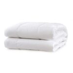 Royal Comfort Fitted Foam Cover Underlay Goose Mattress Topper 1000GSM - Double - White