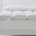 Royal Comfort Duck Feather and Down Mattress Topper 1800GSM Pillowtop Underlay - King - White