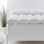 Royal Comfort 1800GSM Duck Feather Down Topper And 1000GSM 2 Duck Pillows Set - Double - White