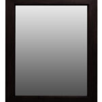 Ascot Solid Mahogany Timber Mirror (Chocolate)