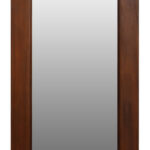 Toby Solid Mahogany Timber Standing Mirror (Mahogany)