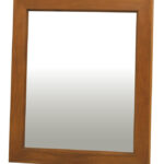 Ascott Solid Timber Frame Wall Mirror - Light Pecan