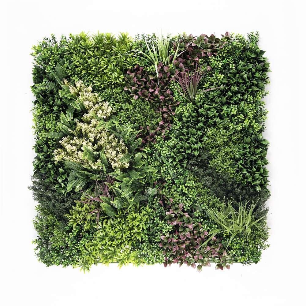 YES4HOMES 1 SQM Artificial Plant Wall Grass Panels Vertical Garden Foliage Tile Fence 1X1M 2 V278 1 X CCGK001 A HERA 139844 00