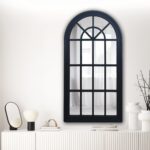 Window Style Mirror - Black Arch 70 CM x 130 CM