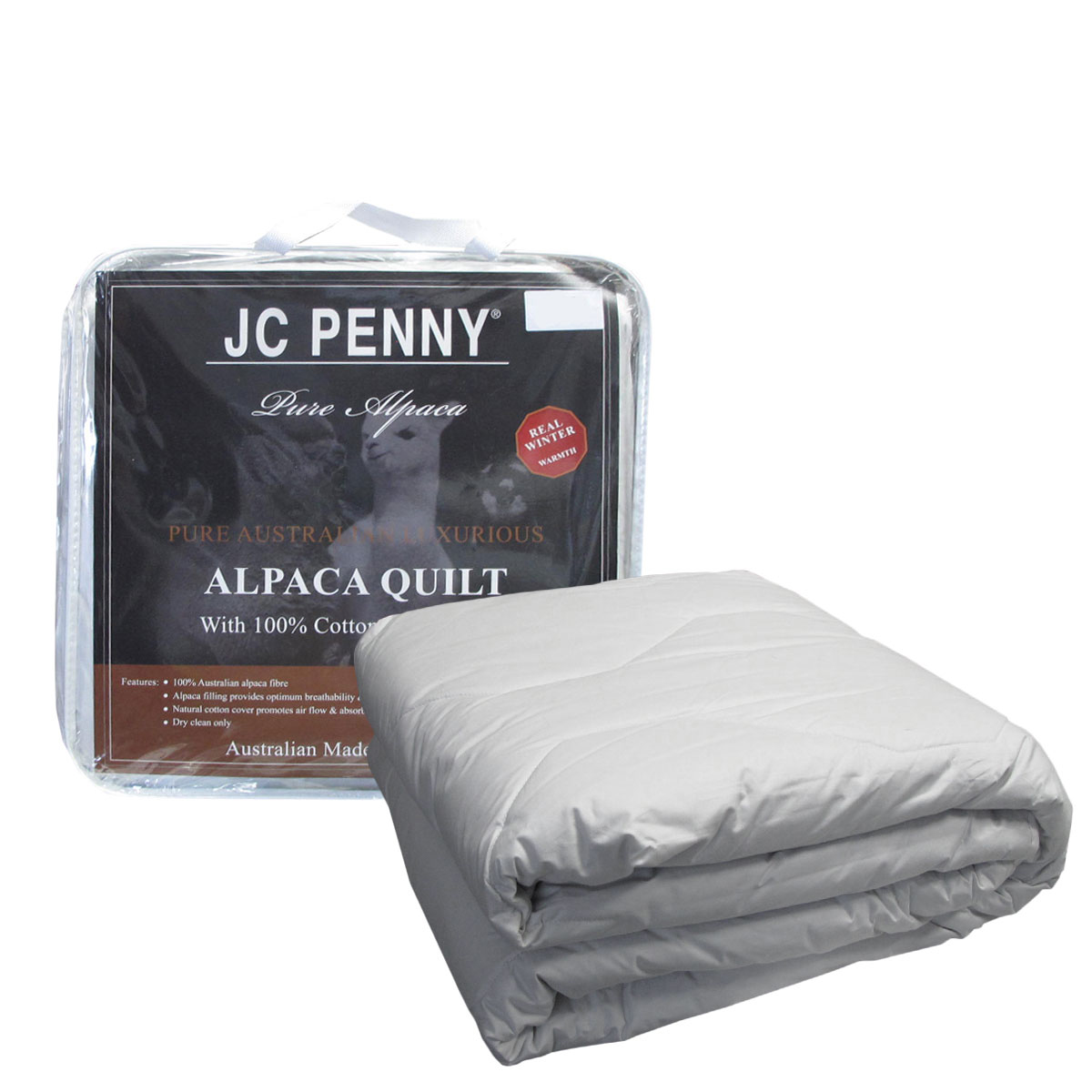 350GSM Alpaca Quilt with Cotton Japara Cover – King