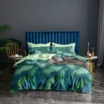 Kalena Leaves Quilt Cover Set - Super King Size