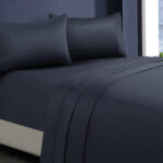 1000tc egyptian cotton 1 fitted sheet and 2 pillowcases mega king charcoal