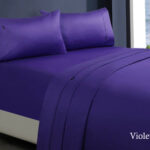 1000tc egyptian cotton sheet set 1 king single violet