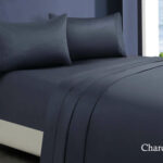 1000tc egyptian cotton sheet set 1 queen charcoal