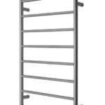 Premium Gunmetal  Towel Rack - 8 Bars, round Design, AU Standard, 1000x620mm Wide