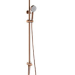 2023 Brushed Rose Gold Copper Solid Stainless Steel 304 made shower set w diverter 200 mm head sprayer hand held head