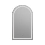 Arched LED Wall Mirror Bathroom Mirrors Makeup Anti-fog 600mm x 1000mm