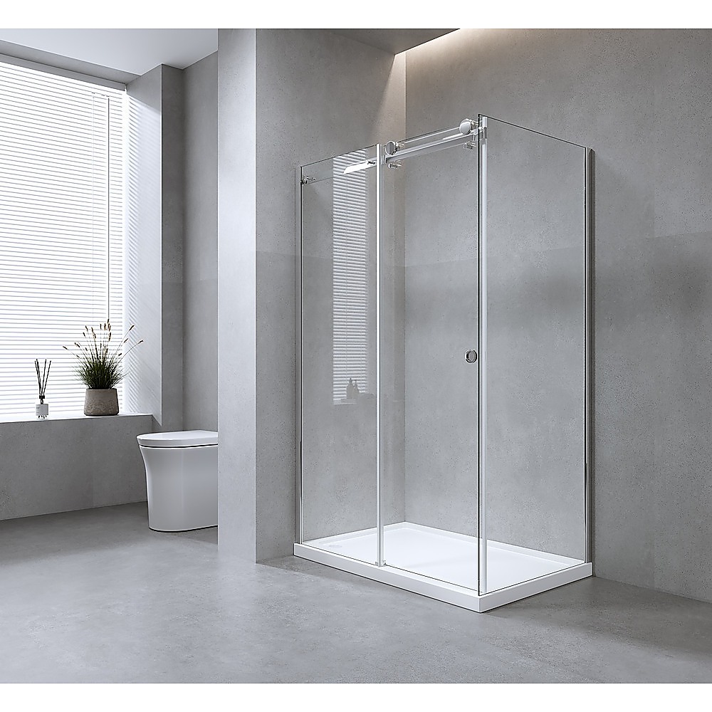 Hardware Accessories for Frameless Glass Sliding Door Shower Screen in Gold