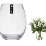 bulk 4 Glass Barrel Vase Flower 26cm